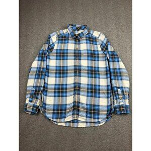 American‎ Eagle Boyfriend Fit Plaid Flannel Shirt Size XS